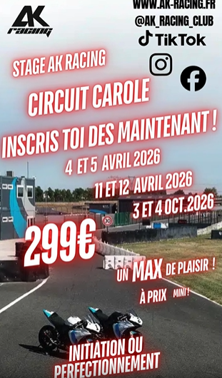 Stage de pilotage sur le Circuit Carole par AK Racing